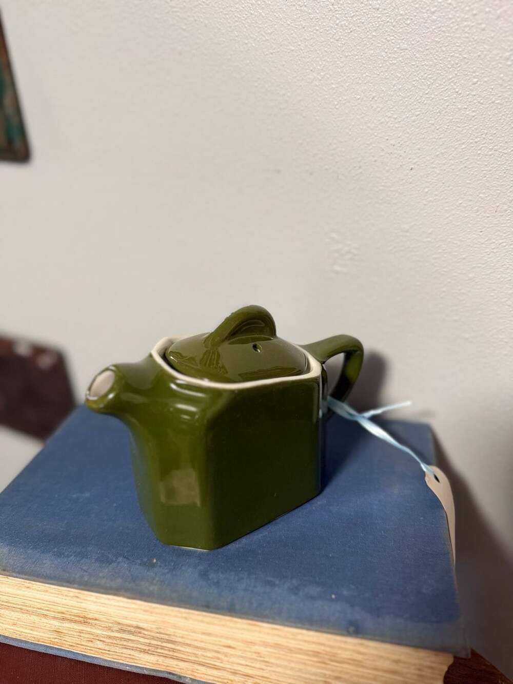 Vintage Hall China Emerald Green Amory Art Deco Teapot